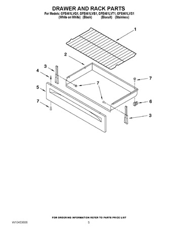 Diagram for GFE461LVS1