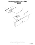 Diagram for 02 - Control Panel And Latch Parts