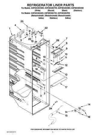 Diagram for GSF26C4EXB02