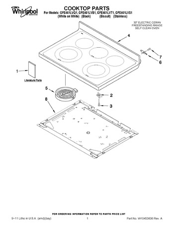 Diagram for GFE461LVS1