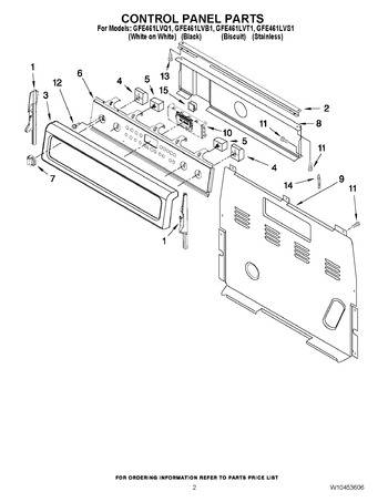 Diagram for GFE461LVS1