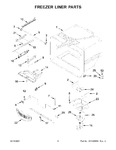 Diagram for 04 - Freezer Liner Parts