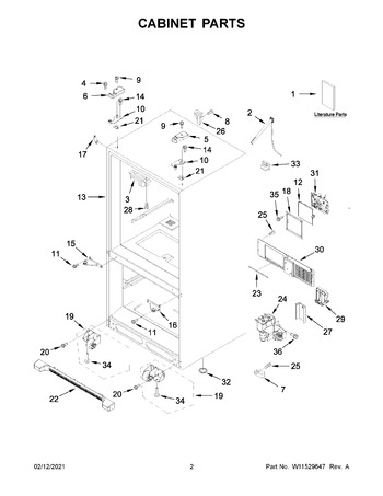 Diagram for KRFF302EWH03