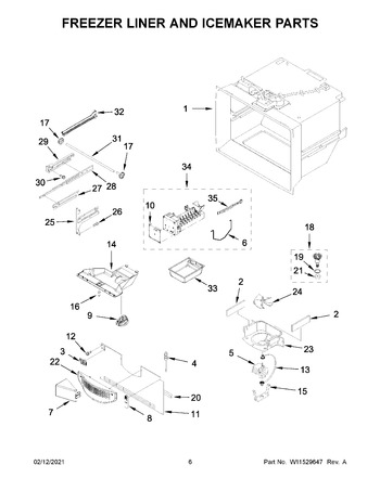 Diagram for KRFF302EWH03