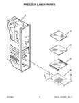 Diagram for 05 - Freezer Liner Parts