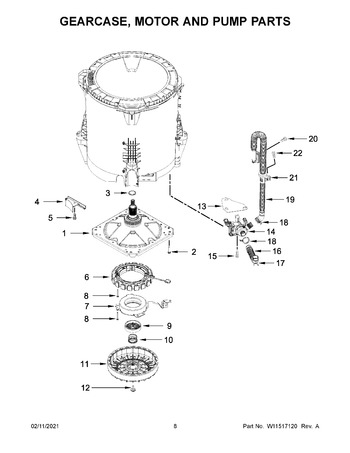 Diagram for WTW8127LC0