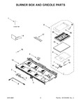 Diagram for 02 - Burner Box And Griddle Parts