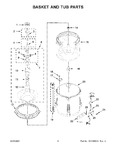 Diagram for 04 - Basket And Tub Parts