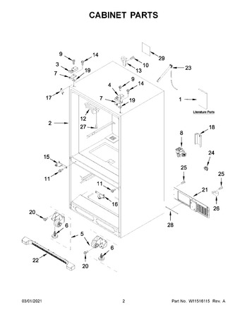 Diagram for WRF535SMHW03