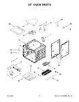 Diagram for 05 - 30" Oven Parts