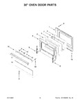 Diagram for 08 - 30" Oven Door Parts