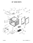 Diagram for 05 - 30" Oven Parts