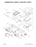 Diagram for 02 - Burner Box, Griddle, And Grill Parts