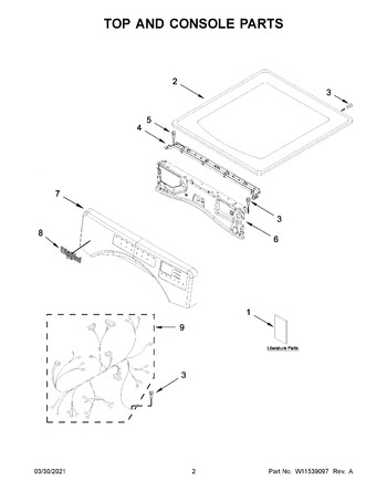 Diagram for WGD9620HBK3