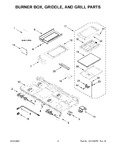 Diagram for 02 - Burner Box, Griddle, And Grill Parts