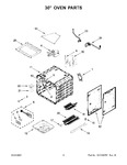 Diagram for 05 - 30" Oven Parts