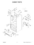 Diagram for 02 - Cabinet Parts