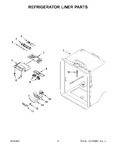 Diagram for 03 - Refrigerator Liner Parts