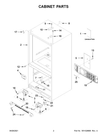 Diagram for WRB119WFBW03