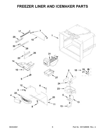 Diagram for WRF535SWHB04