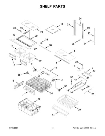 Diagram for WRF535SWHB04