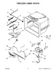 Diagram for 04 - Freezer Liner Parts