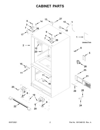 Diagram for WRF535SWHB05