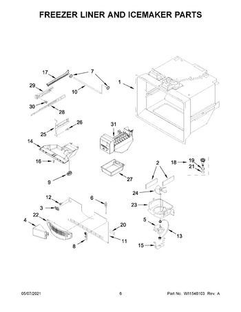 Diagram for WRF535SWHB05