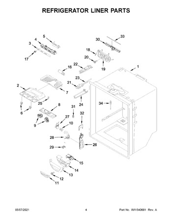 Diagram for WRF535SWHZ07