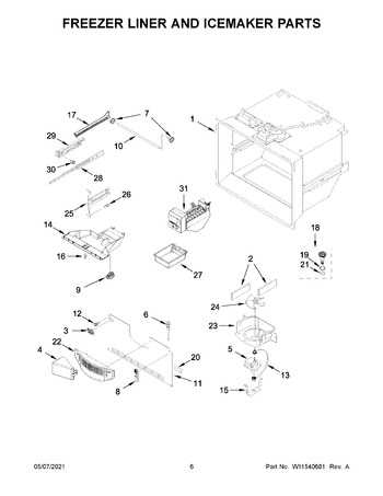 Diagram for WRF535SWHZ07