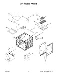 Diagram for 05 - 30" Oven Parts