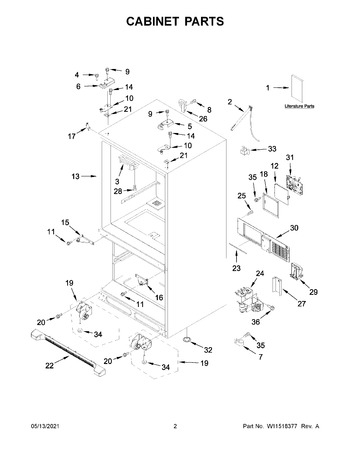 Diagram for KRFF302EWH04