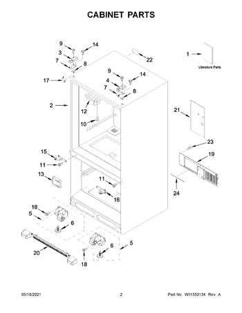 Diagram for WRF532SNHV04