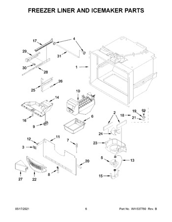 Diagram for WRF535SMHW04