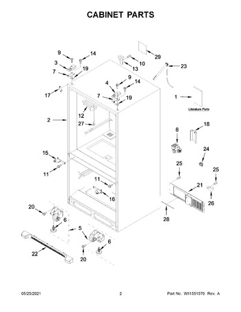 Diagram for WRF535SMHW05