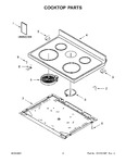 Diagram for 02 - Cooktop Parts