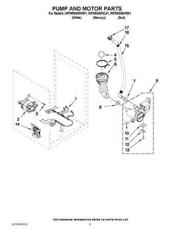 Diagram for WFW9550WL01