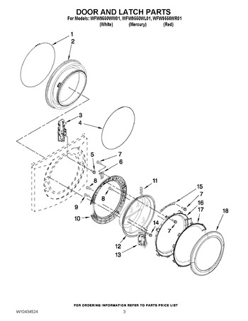 Diagram for WFW9550WL01