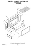 Diagram for 08 - Freezer Door And Basket Parts