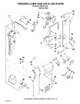 Diagram for 08 - Freezer Liner And Air Flow Parts