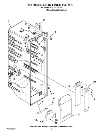 Diagram for KSC23C8EYY01