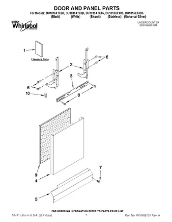 Diagram for DU1015XTXS5