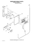 Diagram for 08 - Dispenser Front Parts