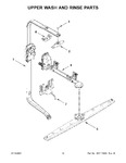 Diagram for 08 - Upper Wash And Rinse Parts