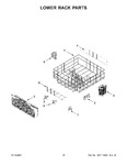 Diagram for 10 - Lower Rack Parts