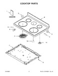 Diagram for 02 - Cooktop Parts