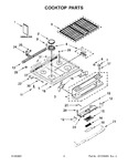 Diagram for 02 - Cooktop Parts