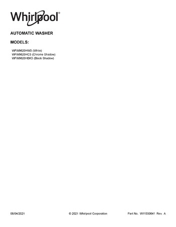 Diagram for WFW9620HW3