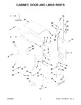 Diagram for 02 - Cabinet, Door And Liner Parts