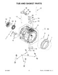 Diagram for 06 - Tub And Basket Parts